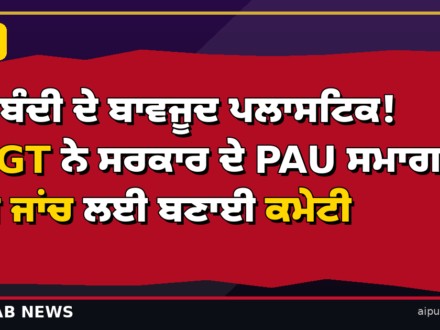 ਪਾਬੰਦੀ ਦੇ ਬਾਵਜੂਦ ਪਲਾਸਟਿਕ! NGT ਨੇ ਸਰਕਾਰ ਦੇ PAU ਸਮਾਗਮ ਦੀ ਜਾਂਚ ਲਈ ਬਣਾਈ ਕਮੇਟੀ