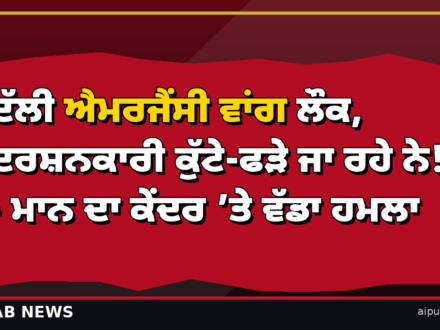 ‘ਦਿੱਲੀ ਐਮਰਜੈਂਸੀ ਵਾਂਗ ਲੌਕ, ਪ੍ਰਦਰਸ਼ਨਕਾਰੀ ਕੁੱਟੇ-ਫੜੇ ਜਾ ਰਹੇ ਨੇ!’ — ਮਾਨ ਦਾ ਕੇਂਦਰ ’ਤੇ ਵੱਡਾ ਹਮਲਾ; ਮੋਦੀ ਨੂੰ ਚੁਣੌਤੀ: ‘ਇੱਕ ਪ੍ਰੈੱਸ ਕਾਨਫਰੰਸ ਕਰਕੇ ਦਿਖਾਓ’